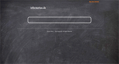 Desktop Screenshot of information.de