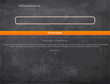 Tablet Screenshot of information.es