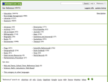 Tablet Screenshot of information.org